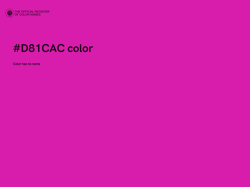 #D81CAC color image