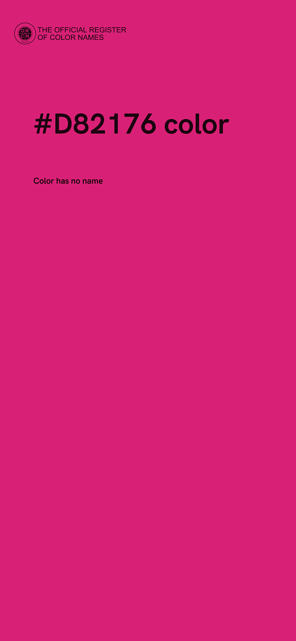 #D82176 color image