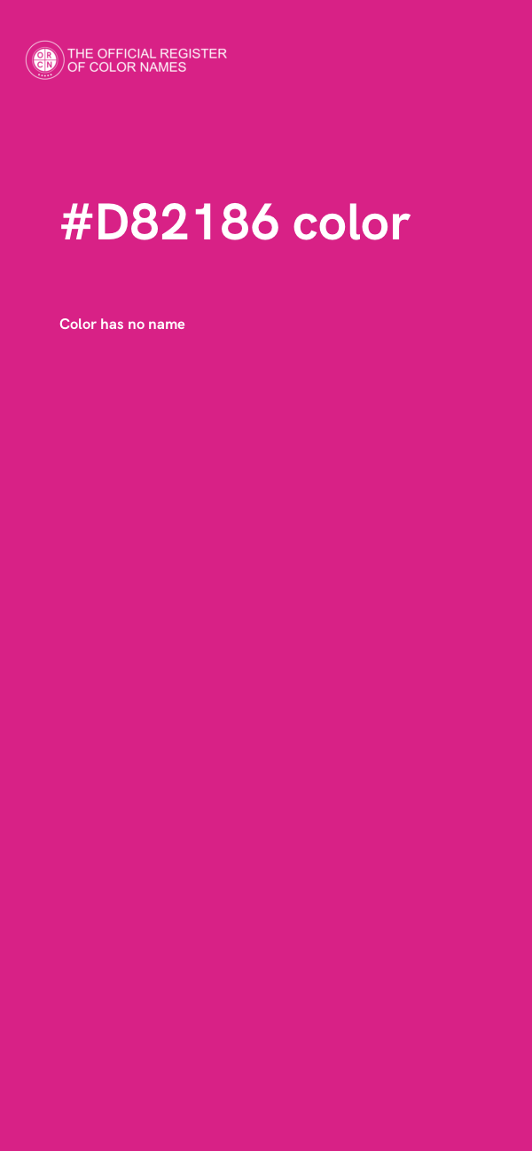 #D82186 color image