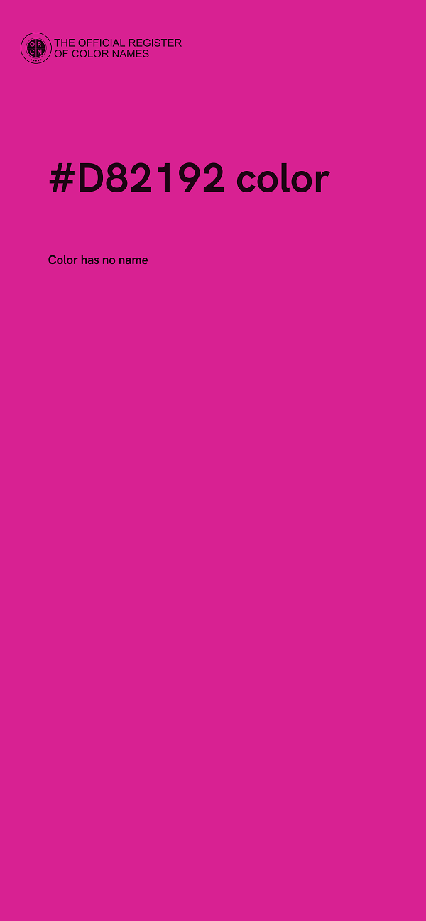#D82192 color image
