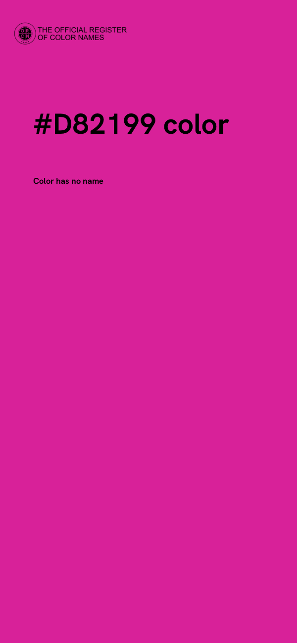 #D82199 color image