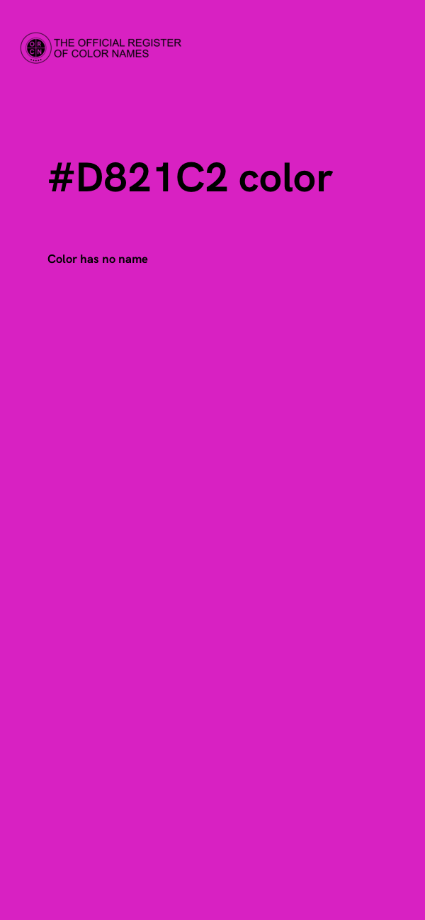 #D821C2 color image