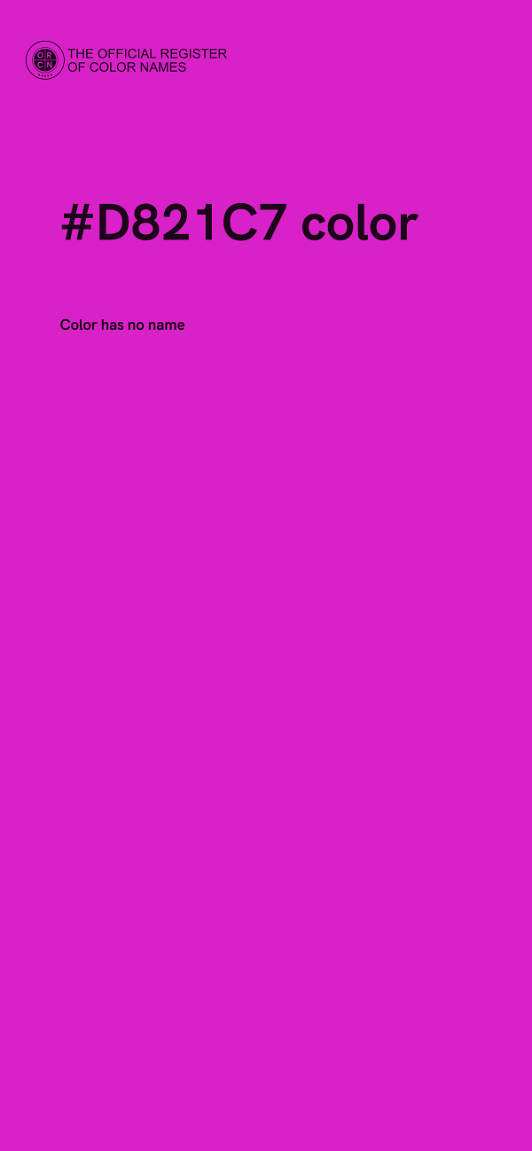 #D821C7 color image