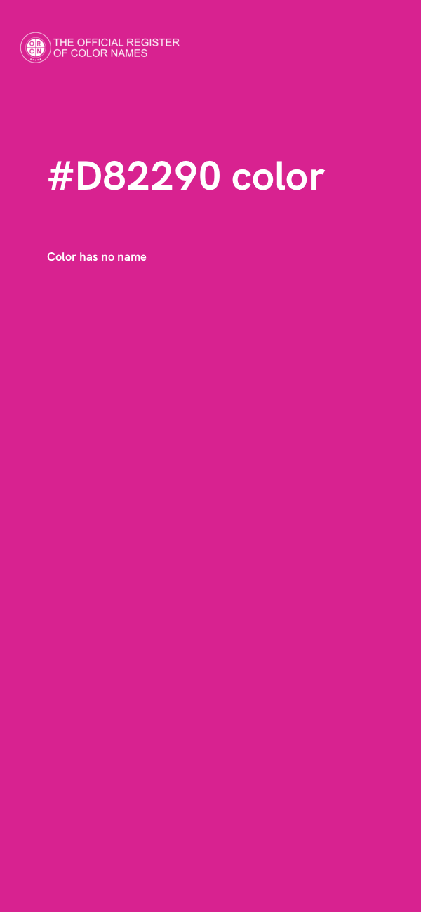 #D82290 color image