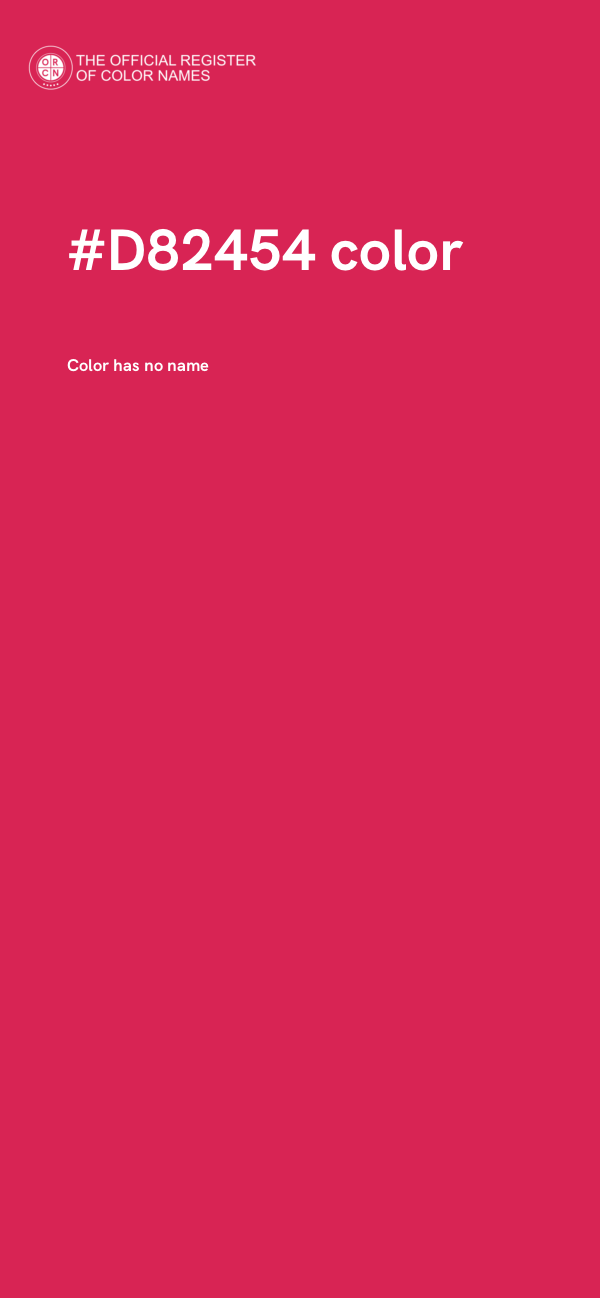 #D82454 color image