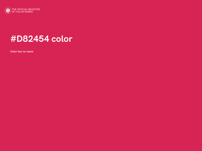 #D82454 color image