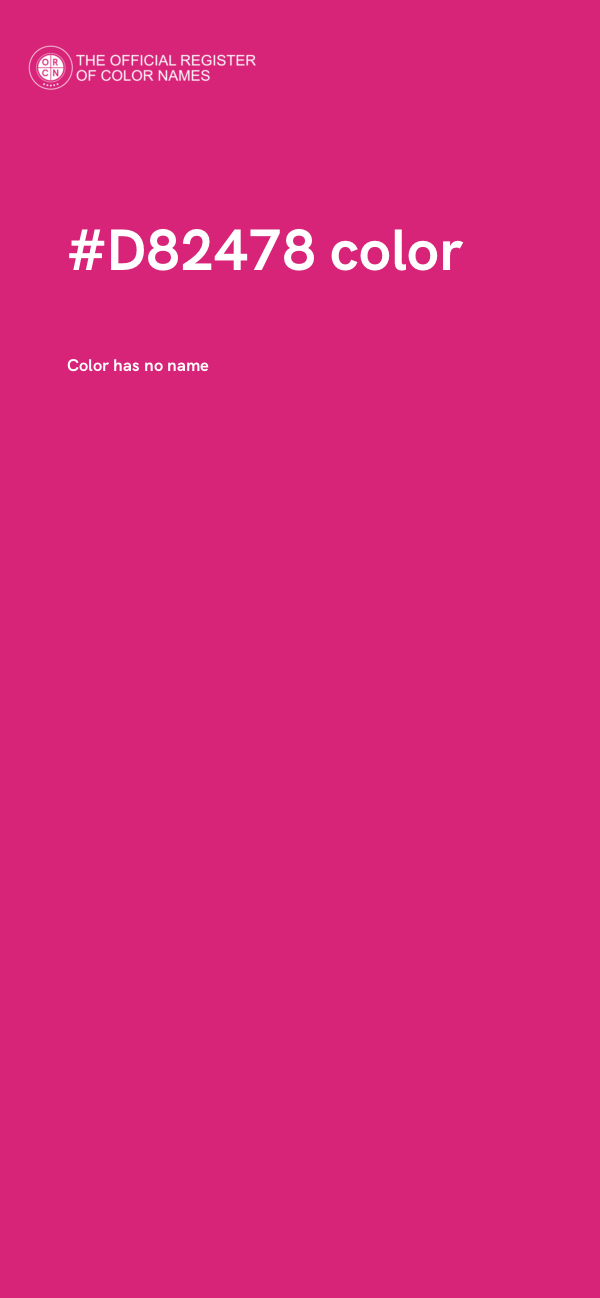 #D82478 color image