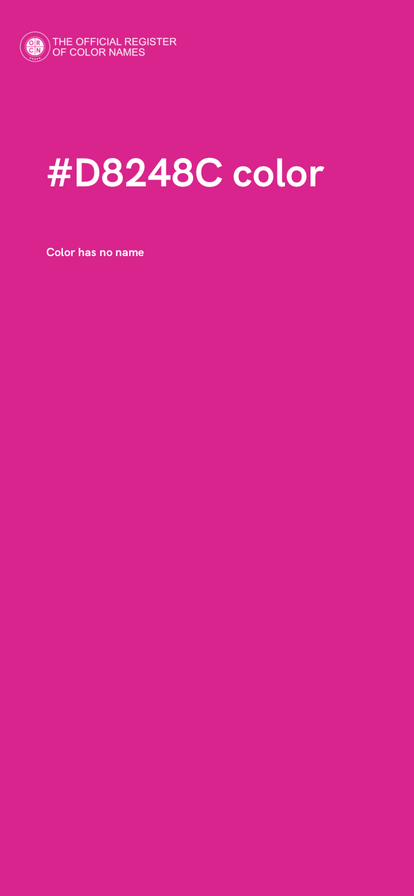 #D8248C color image