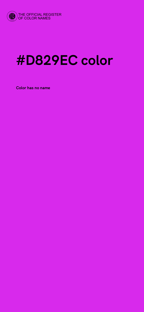 #D829EC color image