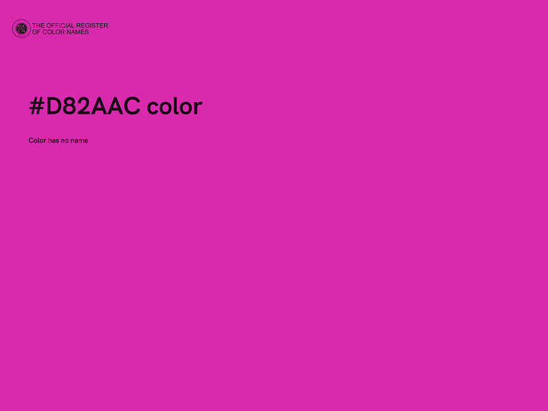 #D82AAC color image