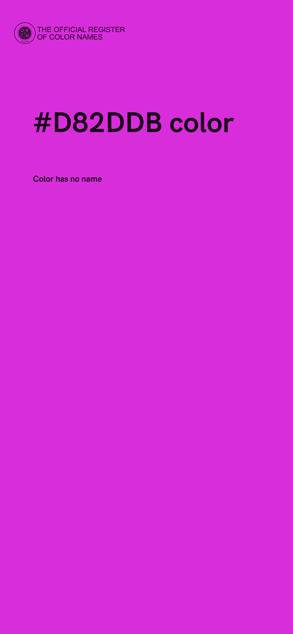 #D82DDB color image