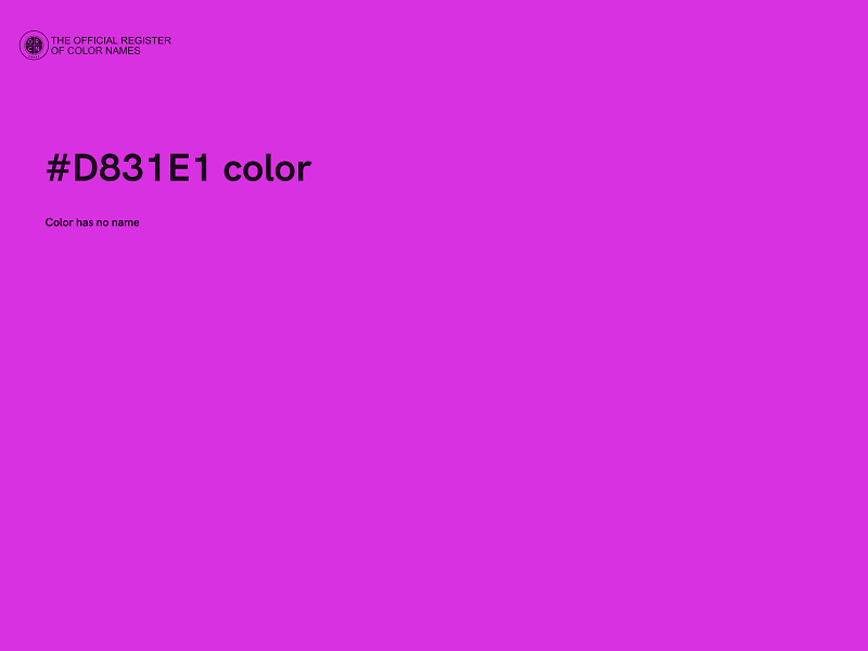 #D831E1 color image