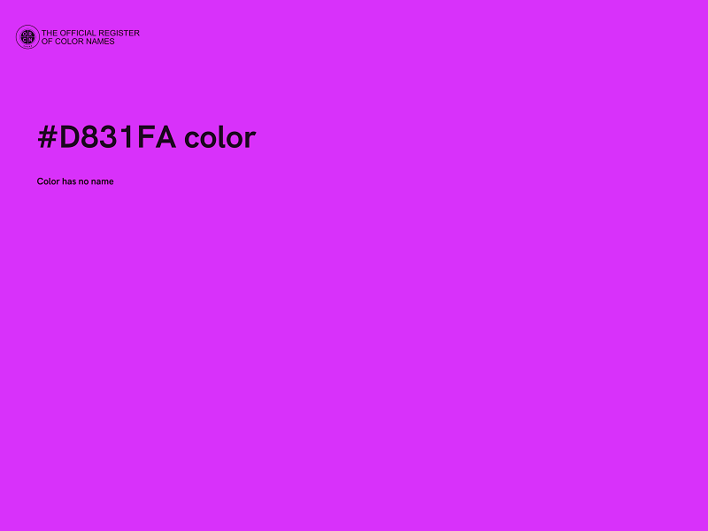 #D831FA color image