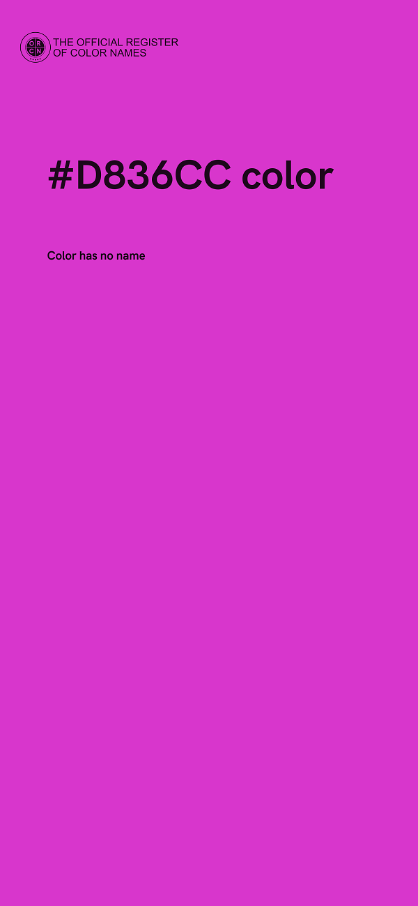 #D836CC color image