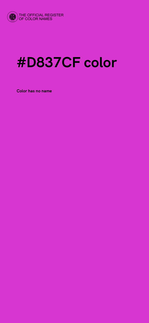 #D837CF color image
