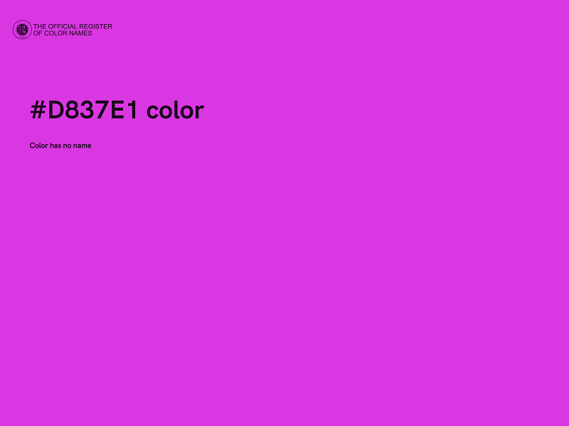 #D837E1 color image
