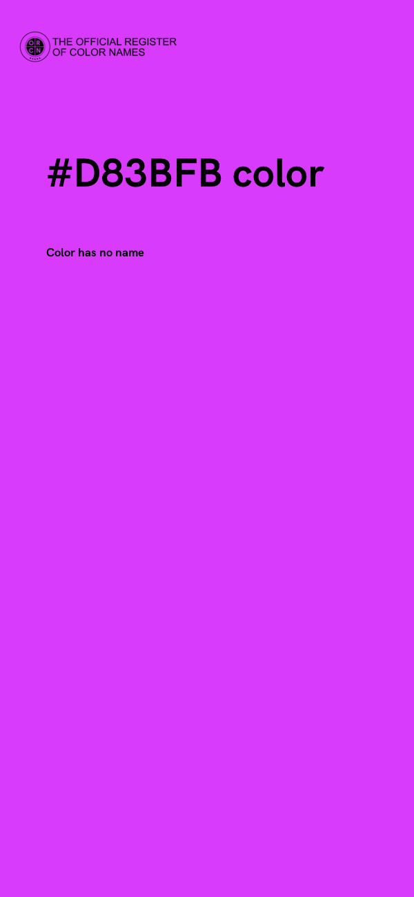 #D83BFB color image