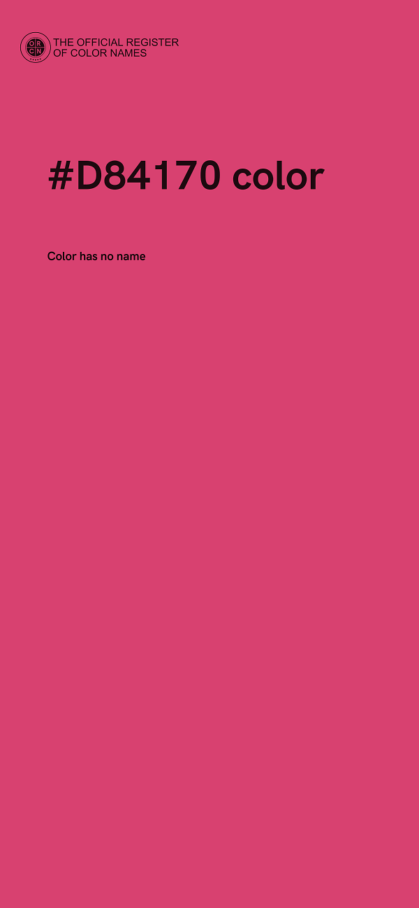 #D84170 color image