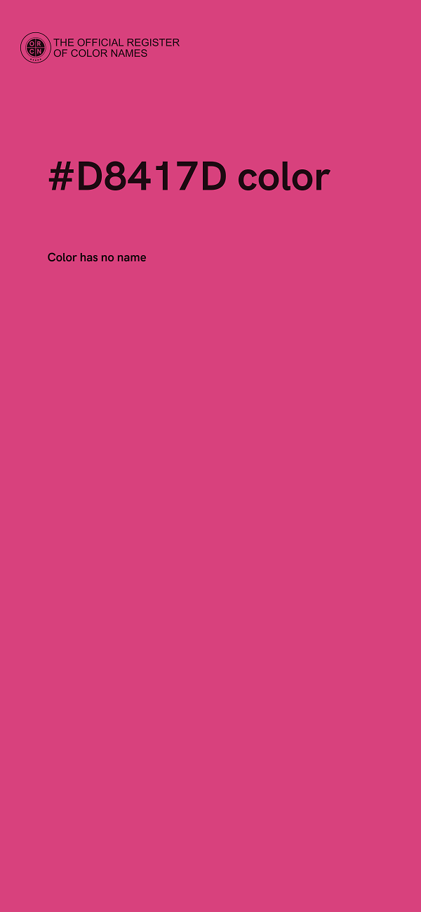 #D8417D color image