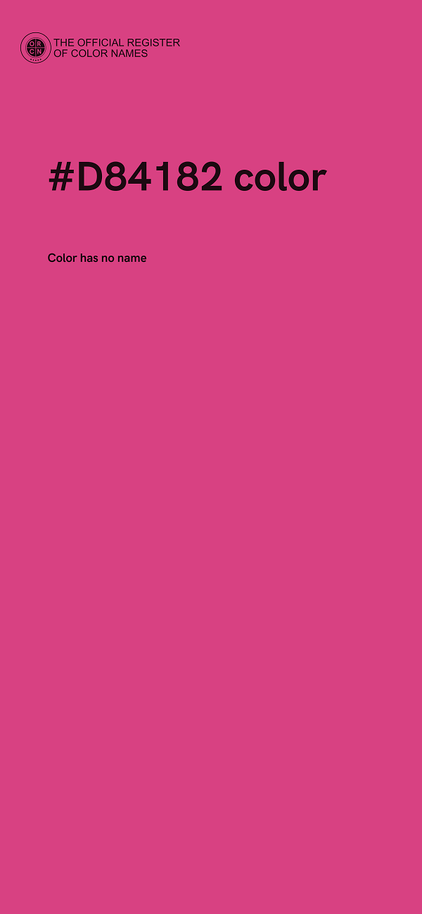 #D84182 color image
