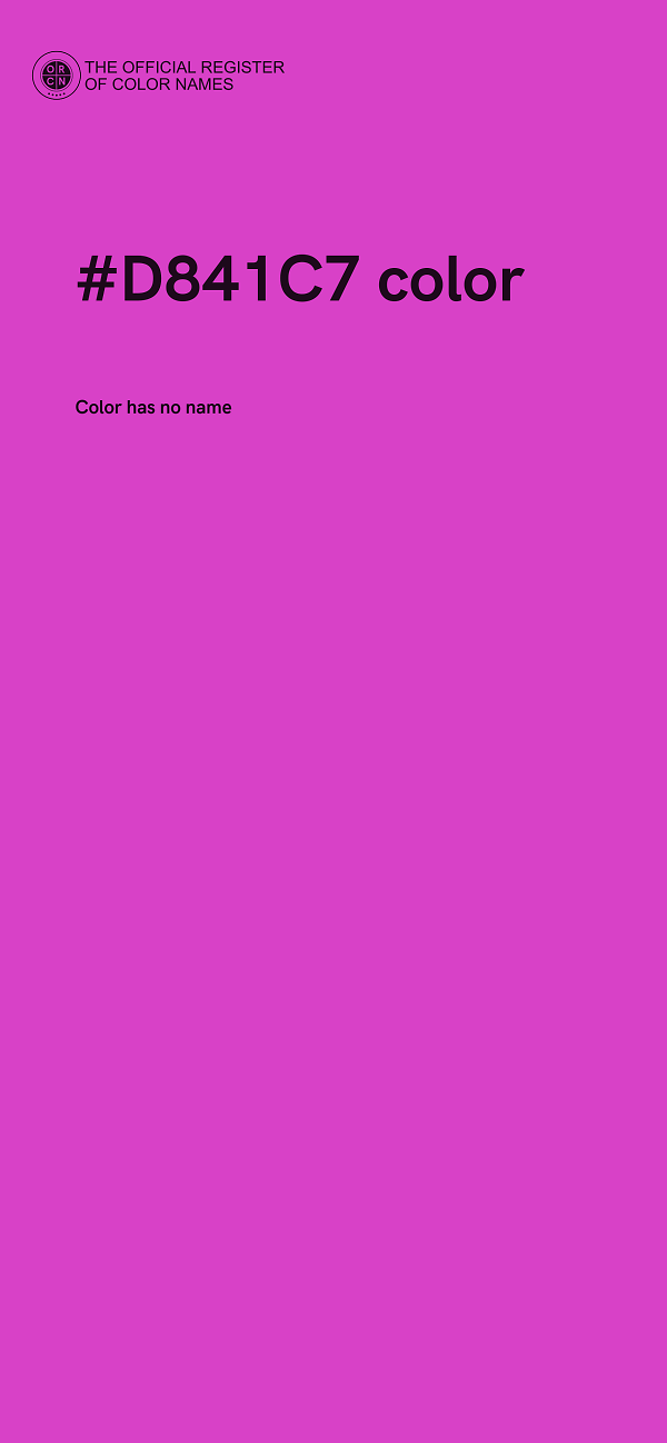 #D841C7 color image