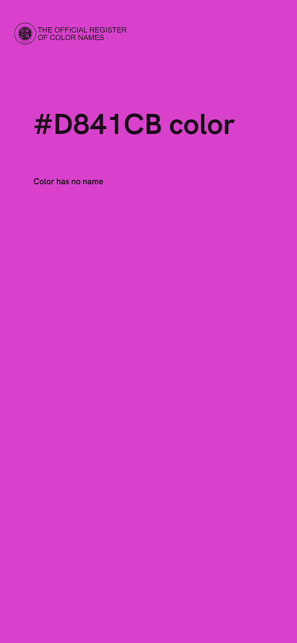 #D841CB color image