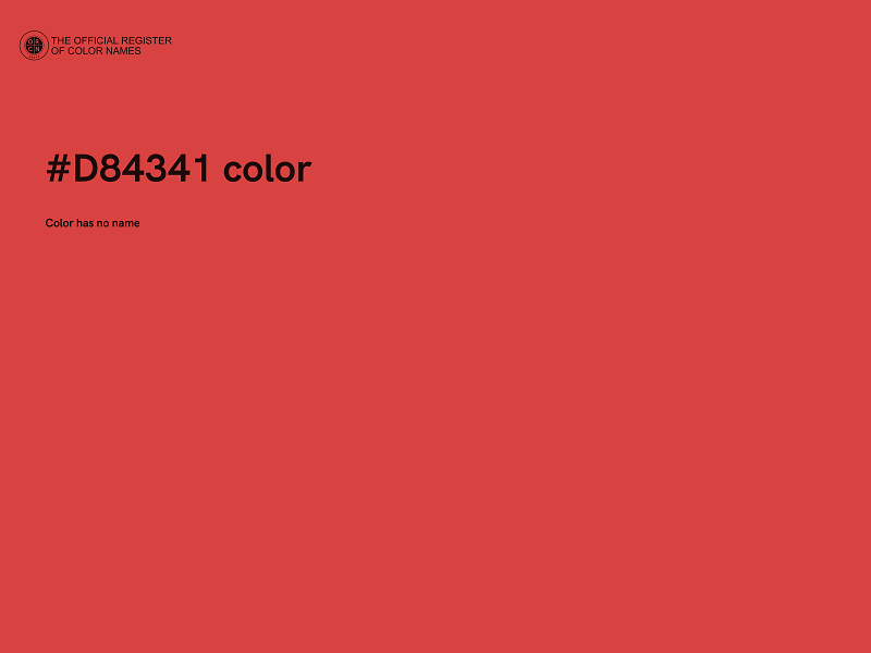 #D84341 color image