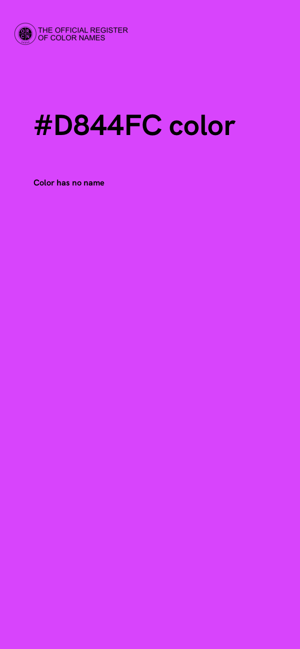 #D844FC color image