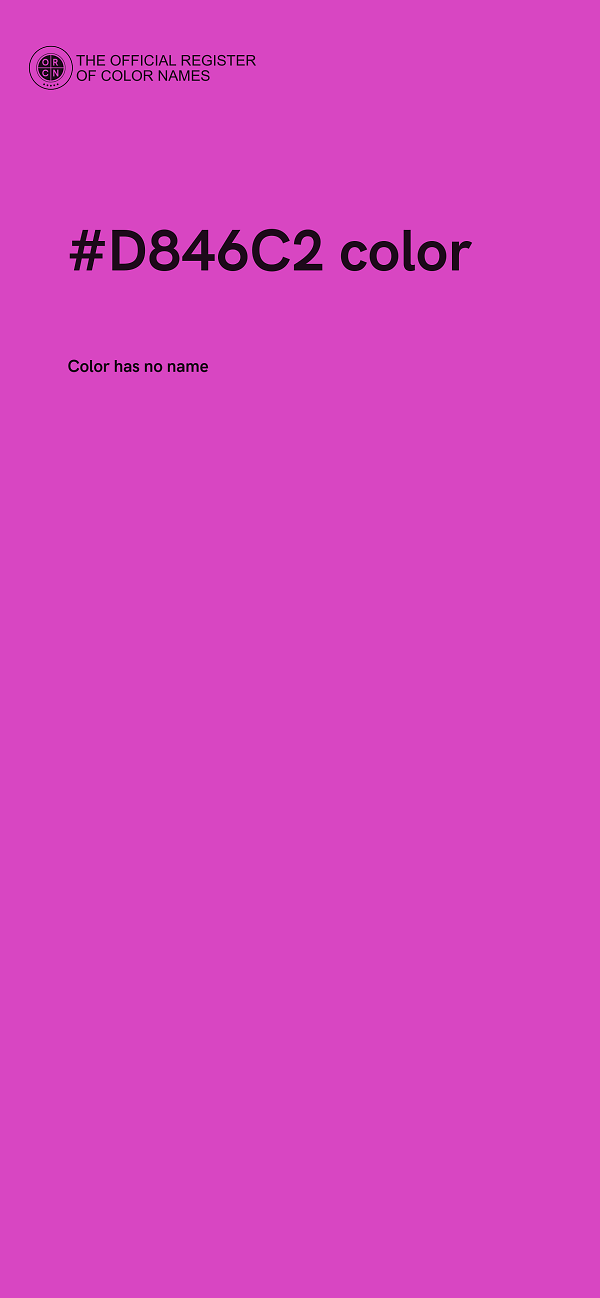 #D846C2 color image