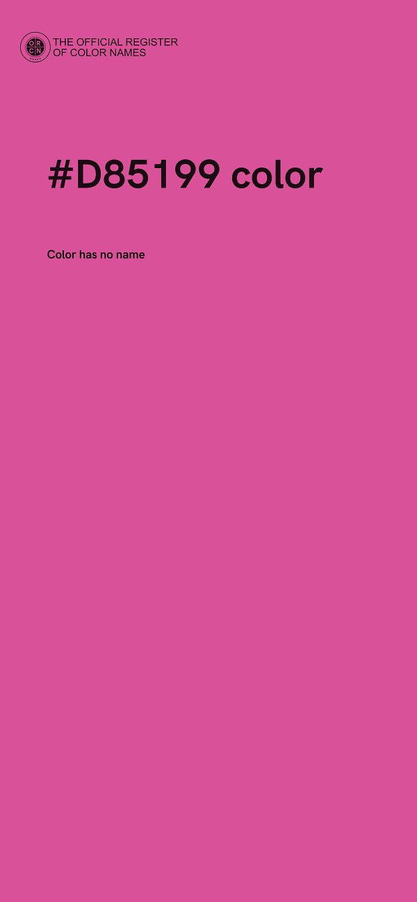 #D85199 color image