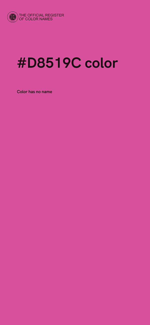 #D8519C color image