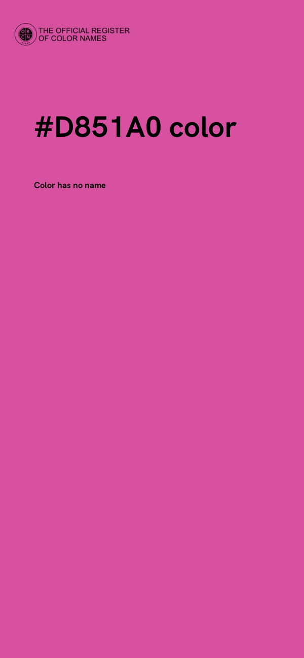 #D851A0 color image