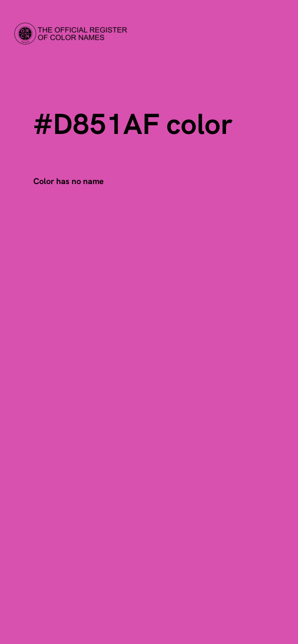 #D851AF color image