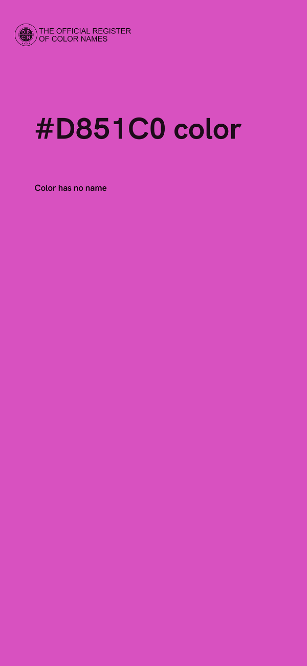 #D851C0 color image