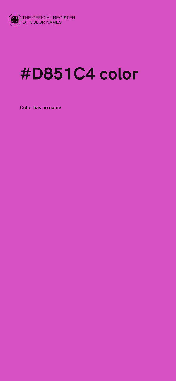 #D851C4 color image
