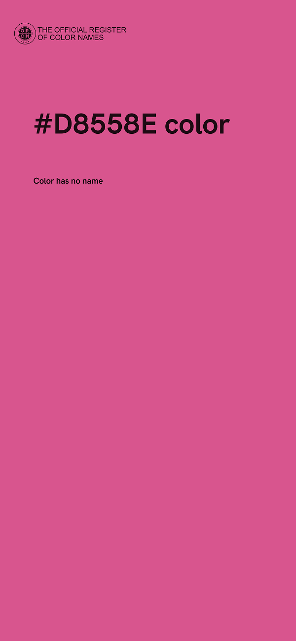 #D8558E color image