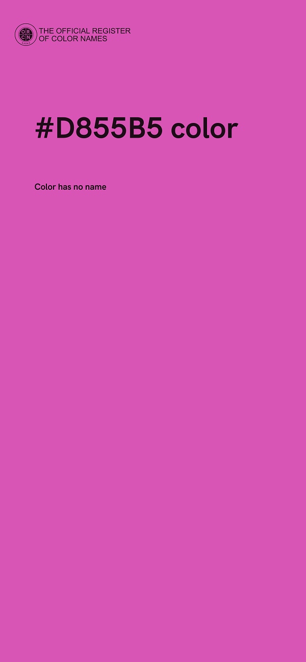#D855B5 color image