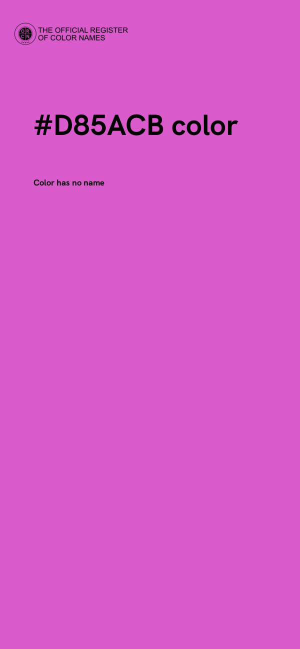 #D85ACB color image