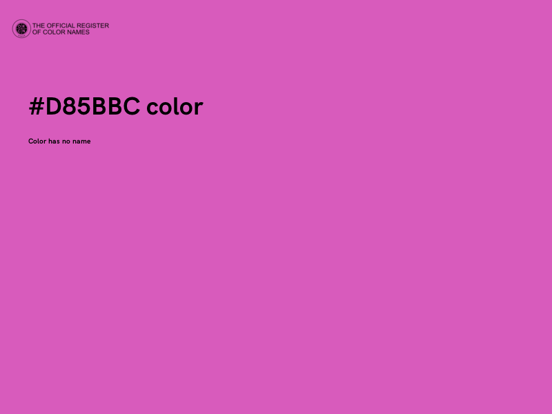 #D85BBC color image
