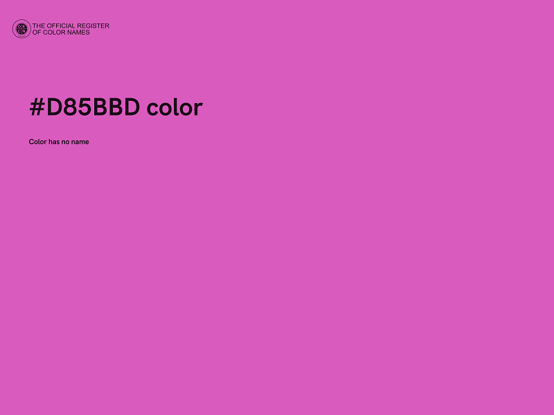 #D85BBD color image