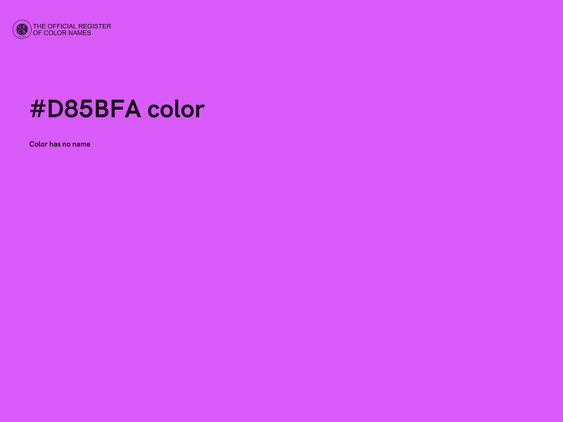 #D85BFA color image