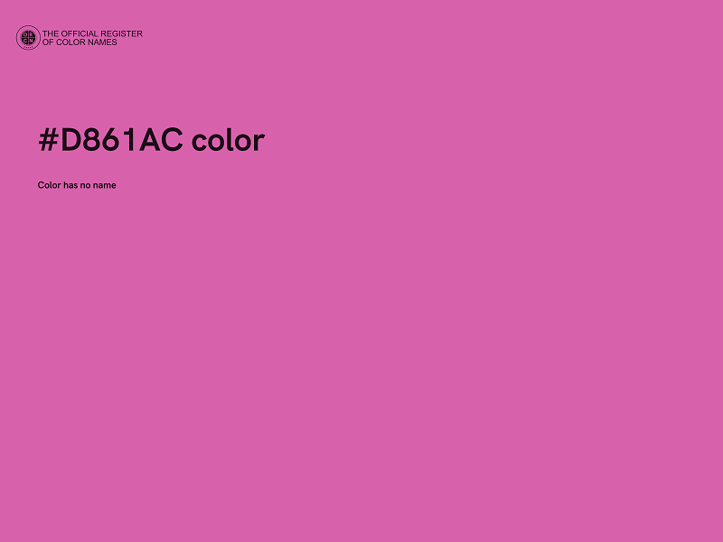 #D861AC color image