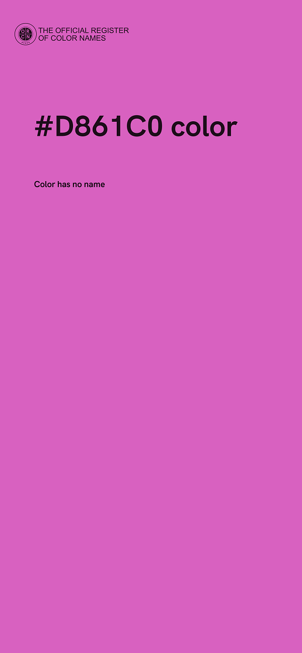 #D861C0 color image