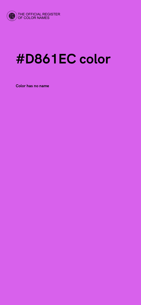 #D861EC color image