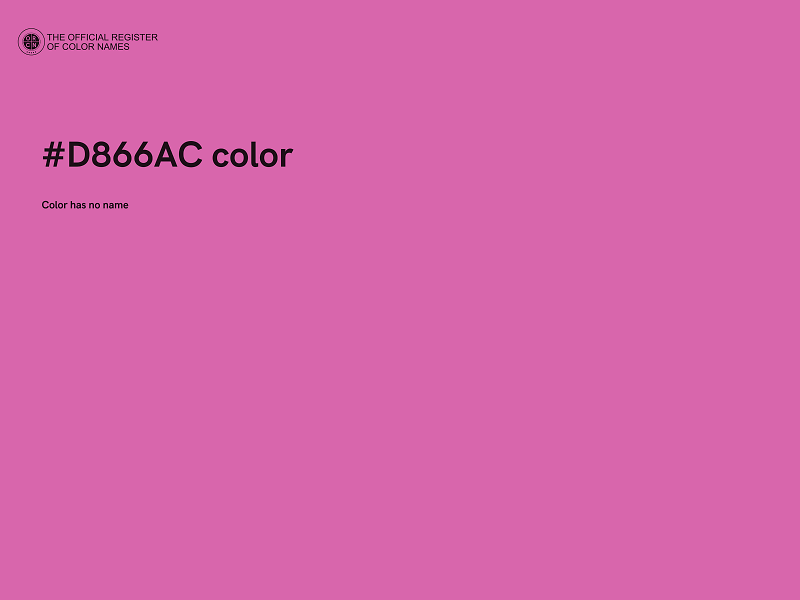 #D866AC color image