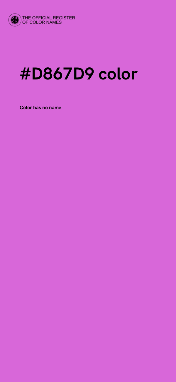 #D867D9 color image
