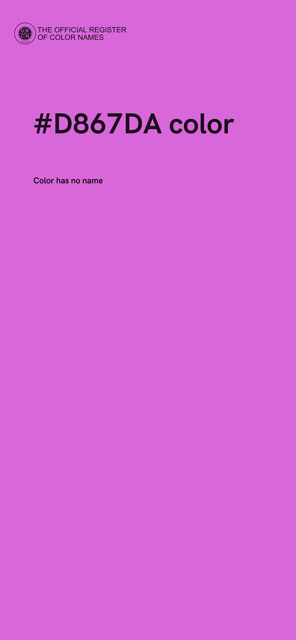 #D867DA color image