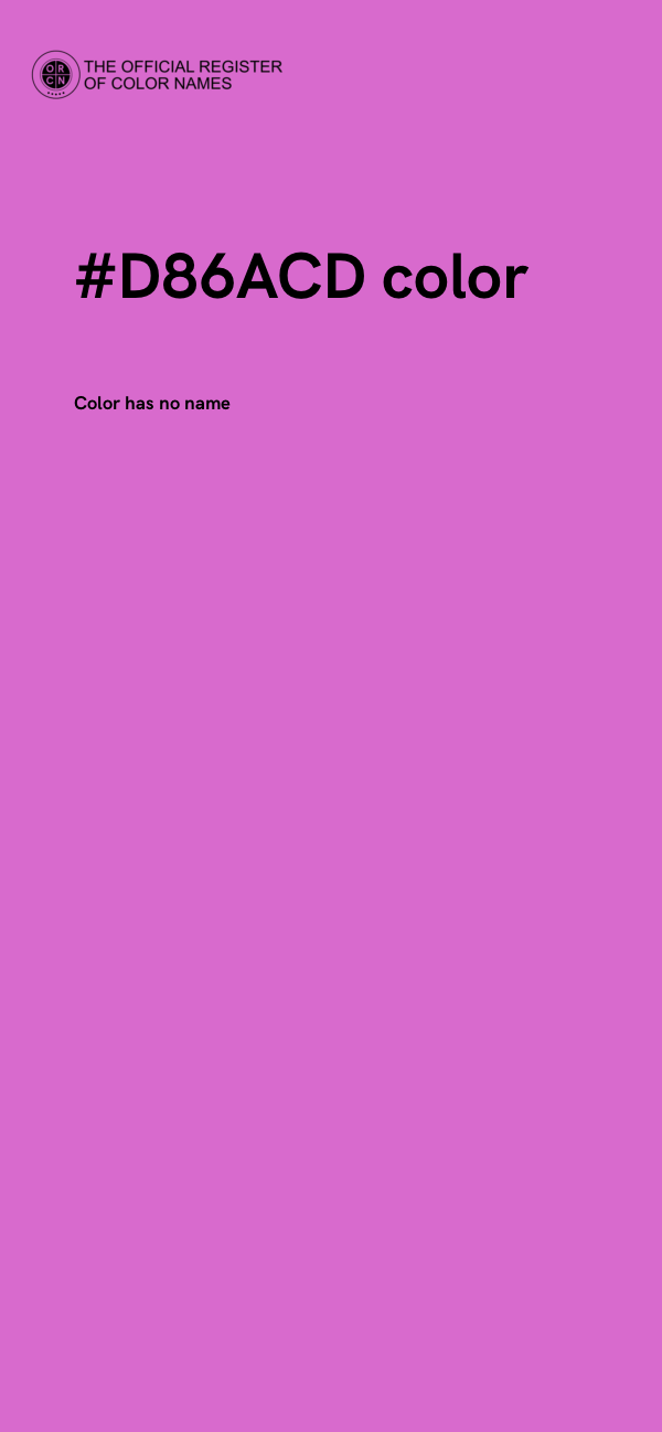 #D86ACD color image