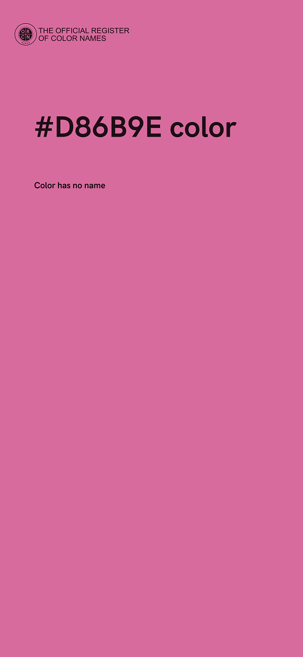 #D86B9E color image