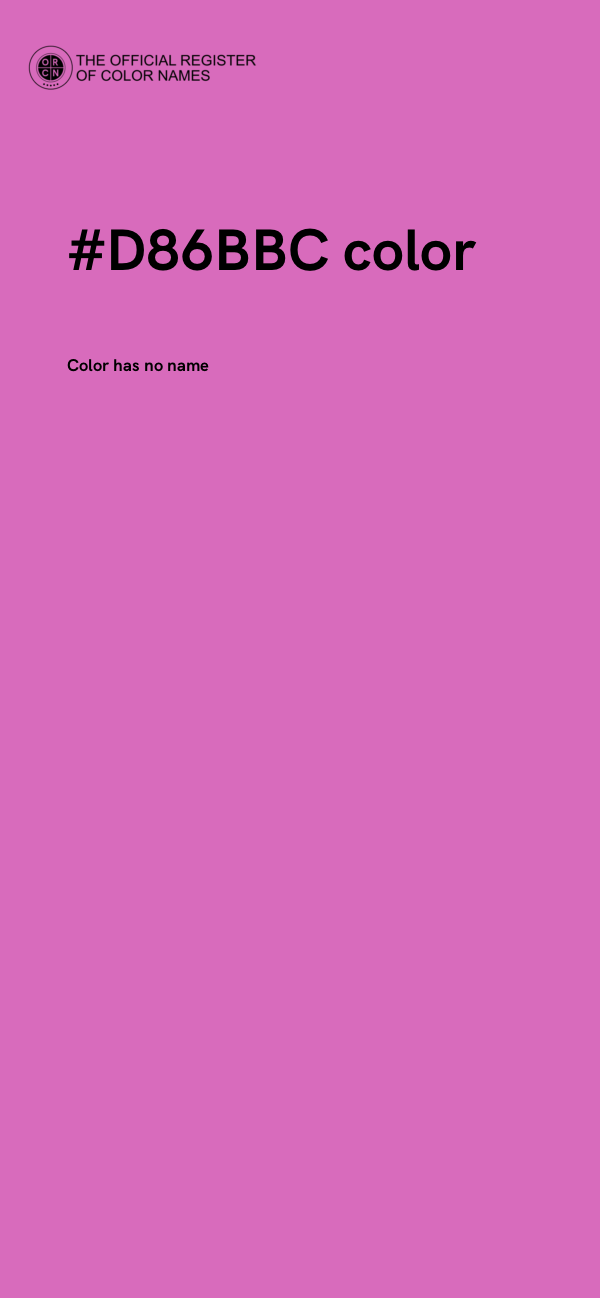 #D86BBC color image